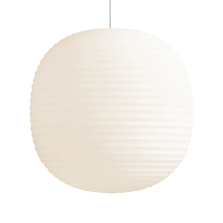 Lantern pendel large - Frosted white opal glass - New Works