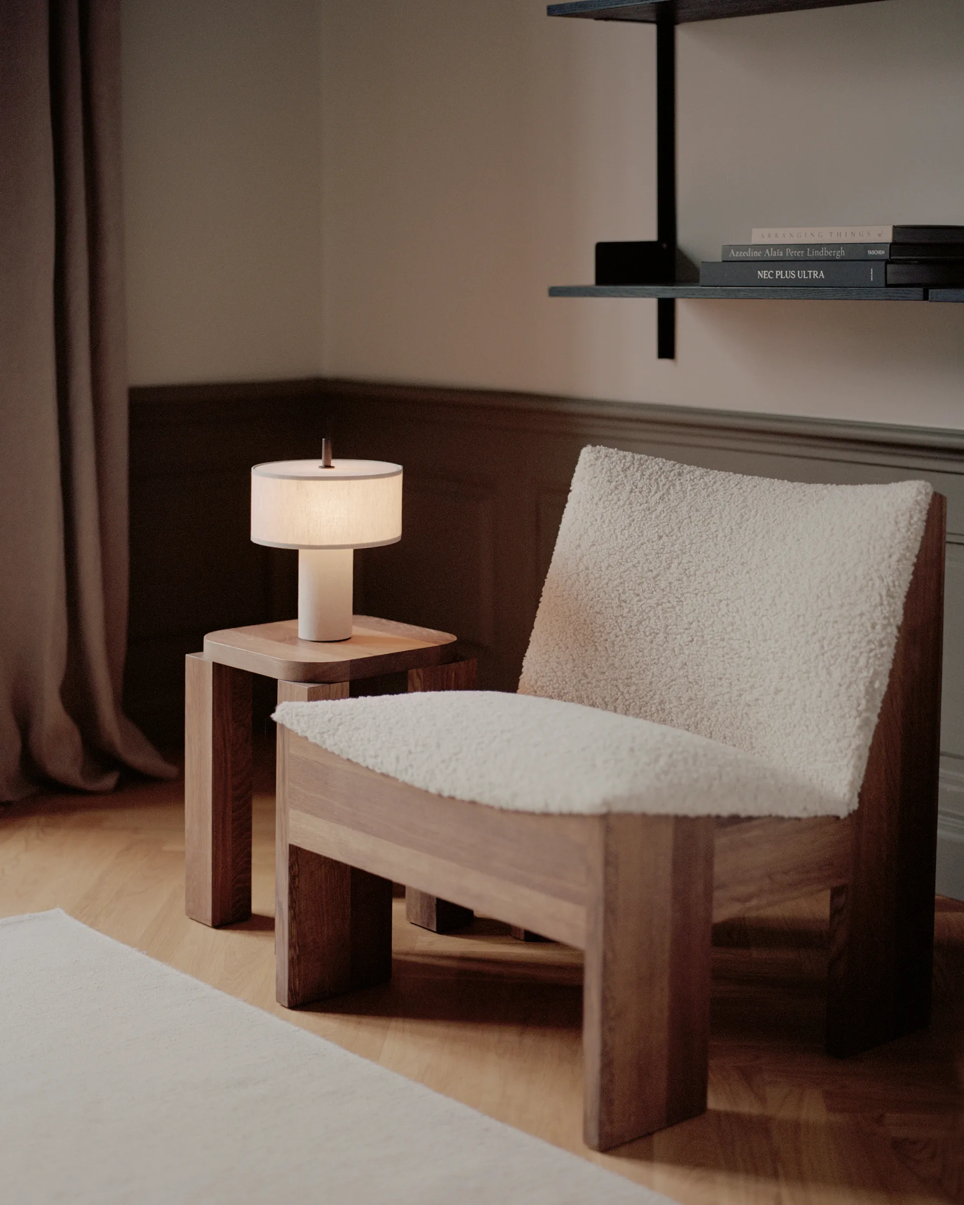 Margin portabel bordslampa, Beige New Works