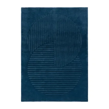 Levels Circles ullmatta - Blå, 200x300 cm - NJRD