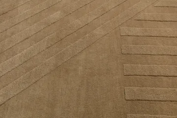 Levels Stripes ullmatta - Beige, 200x300 cm - NJRD