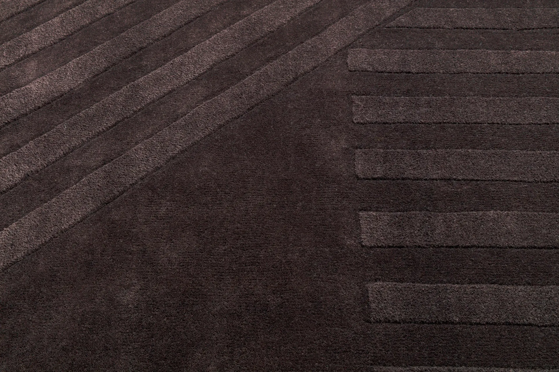 Levels Stripes ullmatta, Brun, 200x300 cm NJRD