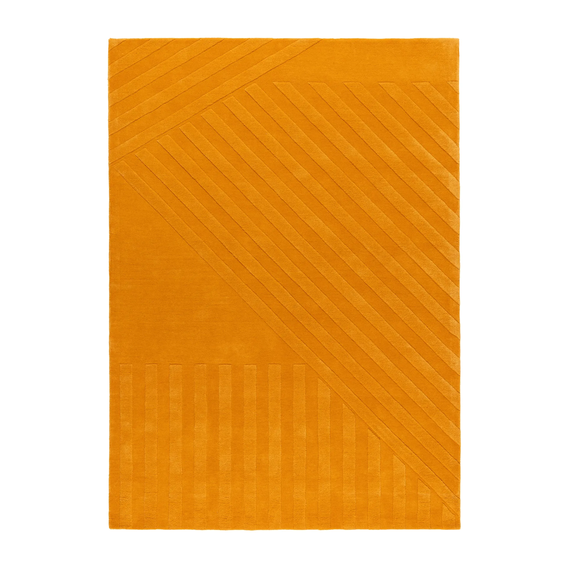 Levels Stripes ullmatta, Gul, 170x240 cm NJRD
