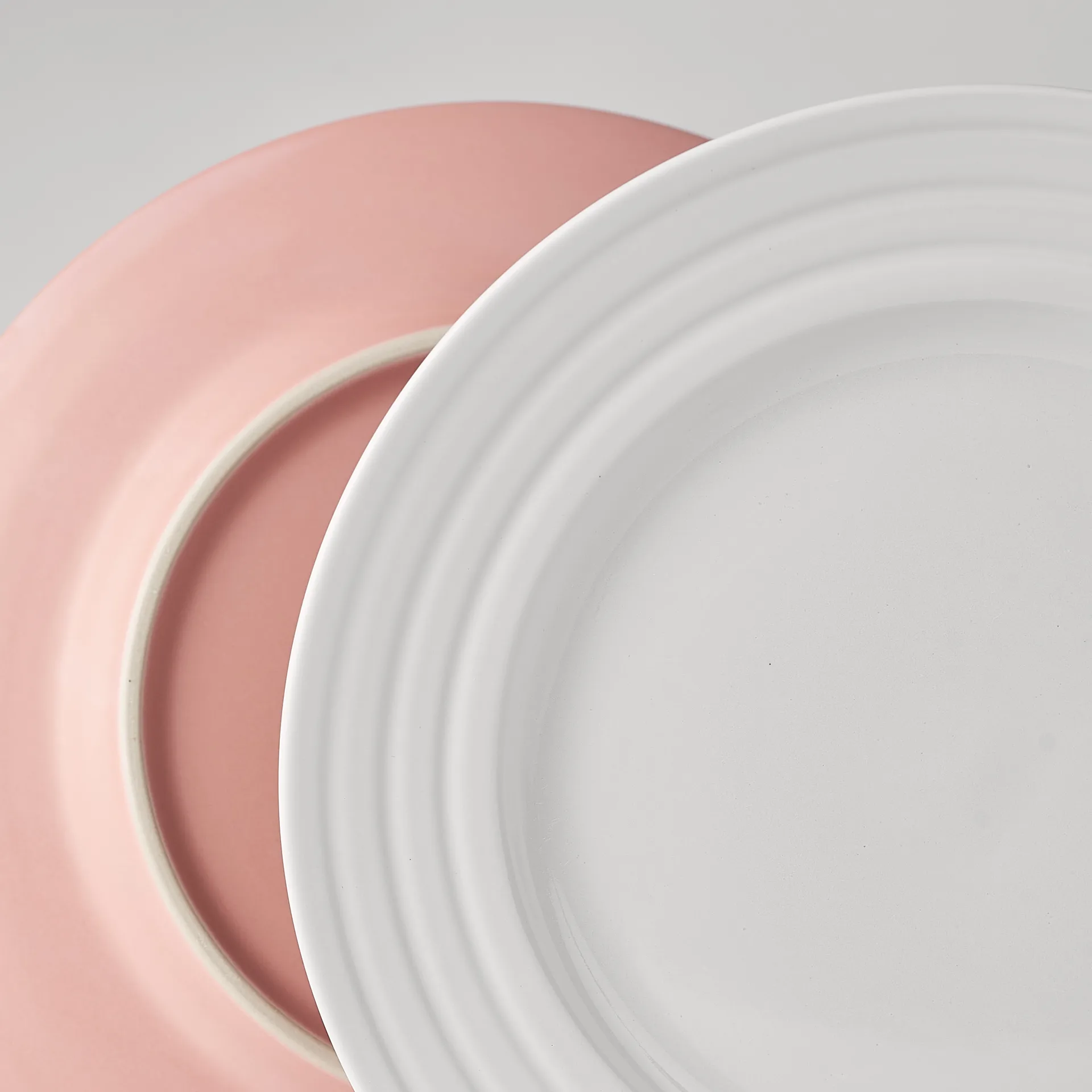 Lines assiett Ø21 cm 6-pack, Vit NJRD