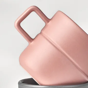 Lines mugg 30 cl 2-pack - Rosa - NJRD
