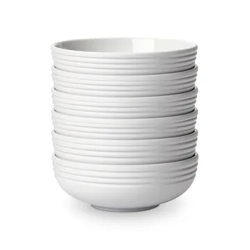 Lines skål Ø16 cm 6-pack - Vit - NJRD
