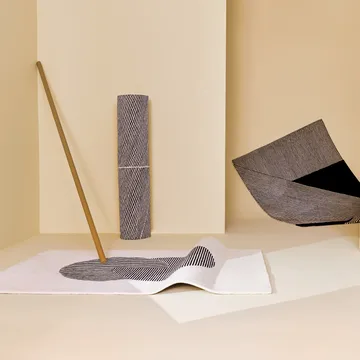 Rectangles ullmatta naturvit - 170x240 cm - NJRD