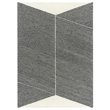 Rectangles ullmatta naturvit - 200x300 cm - NJRD