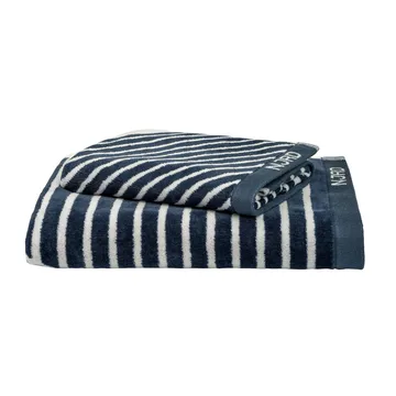 Stripes badhandduk 70x140 cm - Blå - NJRD