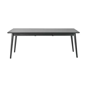 VIOR matbord 90x200 cm - Svartlackad ek - NJRD