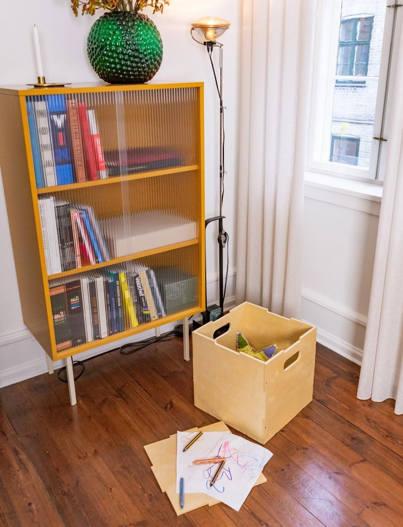 Cube Storage förvaringslåda, Björk Nofred