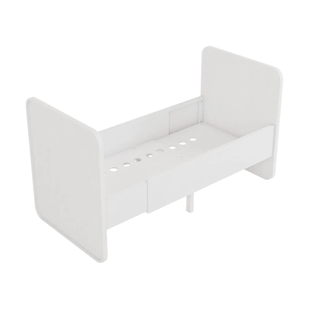Form baby & juniorsäng 166x77,5x87 cm, Vit Nofred