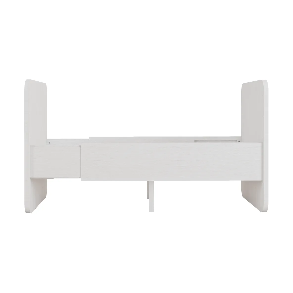 Form baby & juniorsäng 166x77,5x87 cm, Vit Nofred