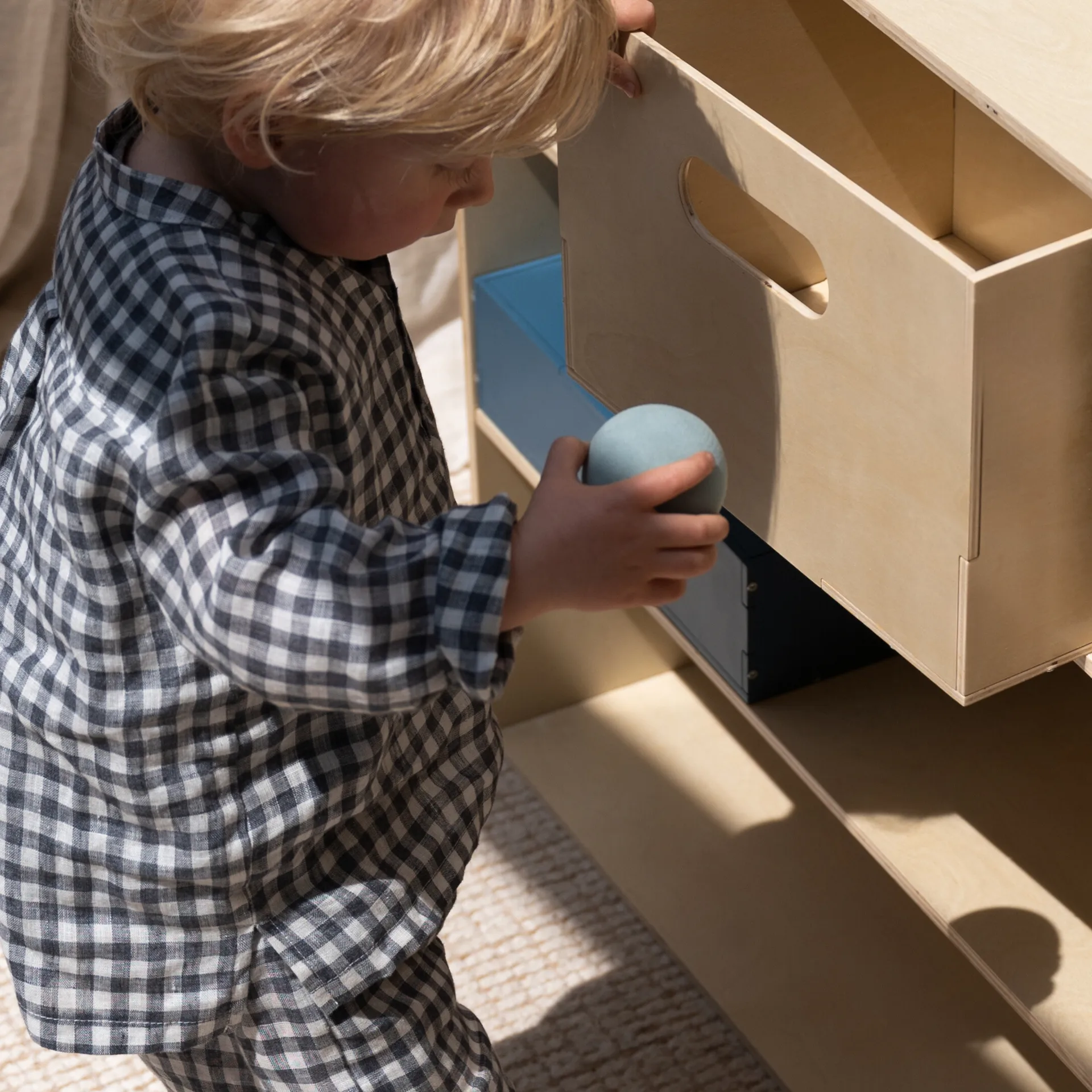 Kiddo Box förvaringslåda, Björk Nofred