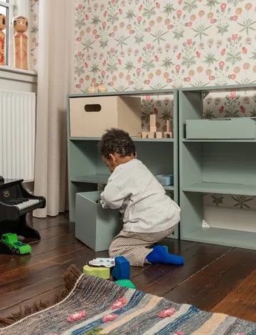 Kiddo Shelving barnhylla - Olivgrön - Nofred