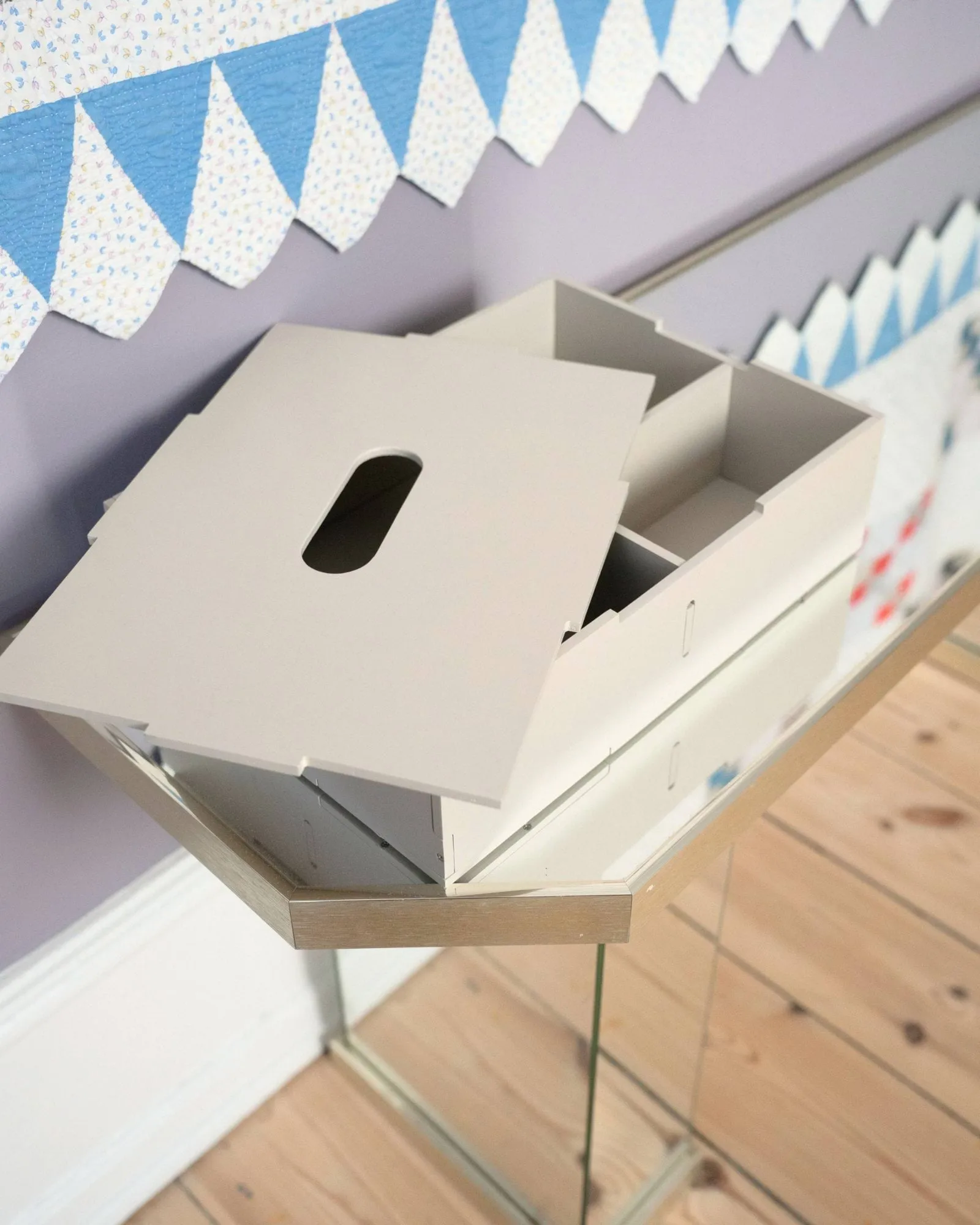 Kiddo Tool Box förvaringslåda, Beige Nofred