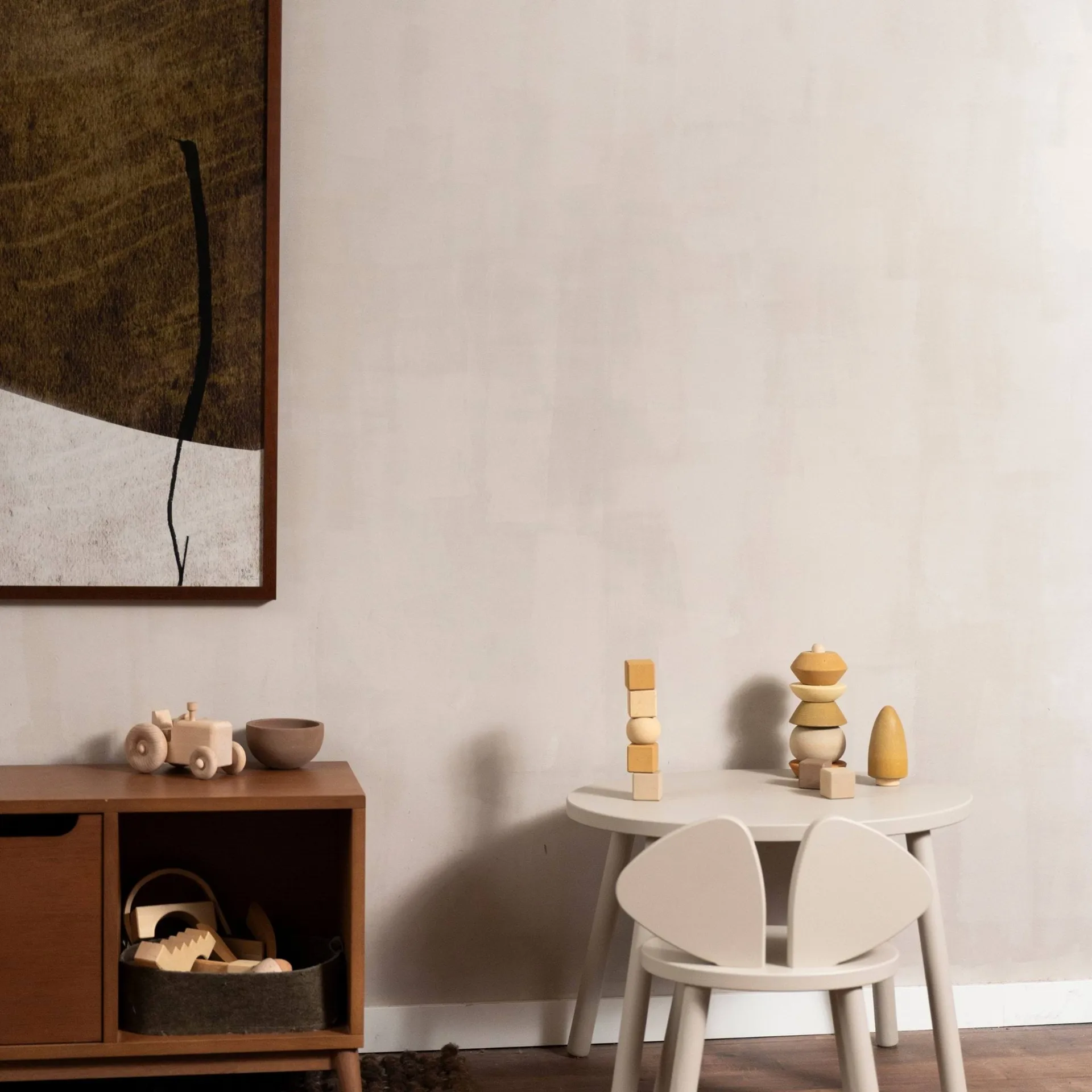 Mouse Chair barnstol, Beige Nofred
