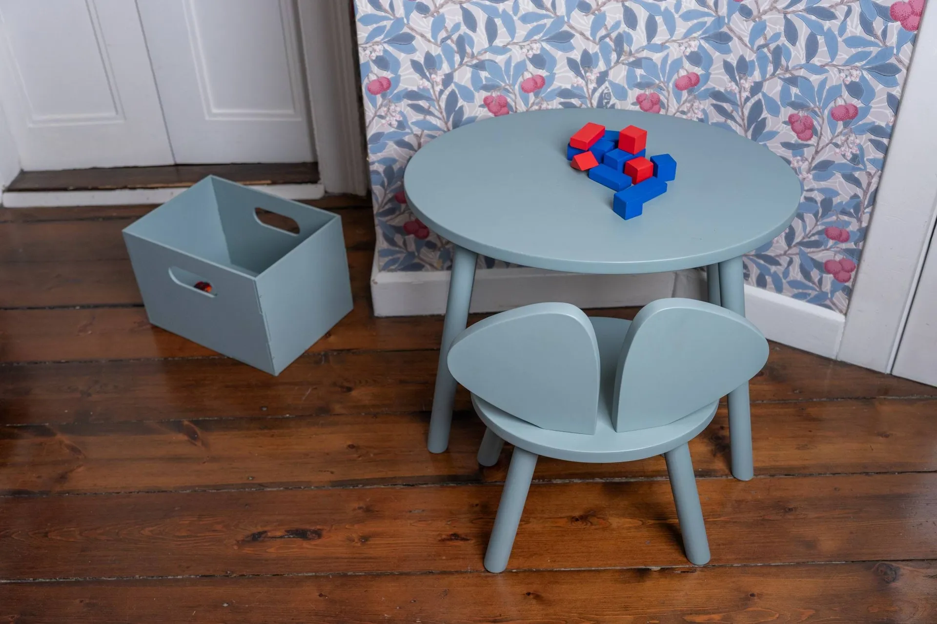Mouse Chair barnstol, Blue Nofred