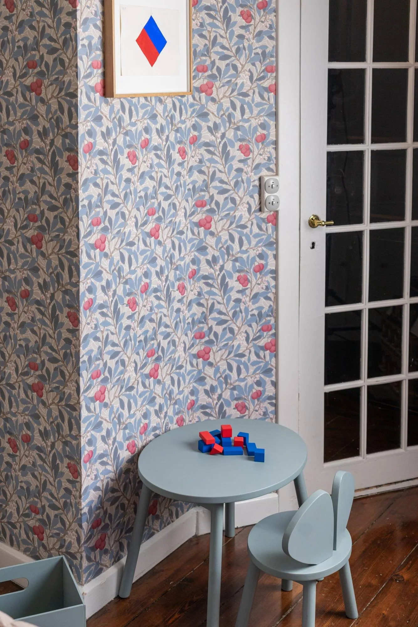 Mouse Chair barnstol, Blue Nofred