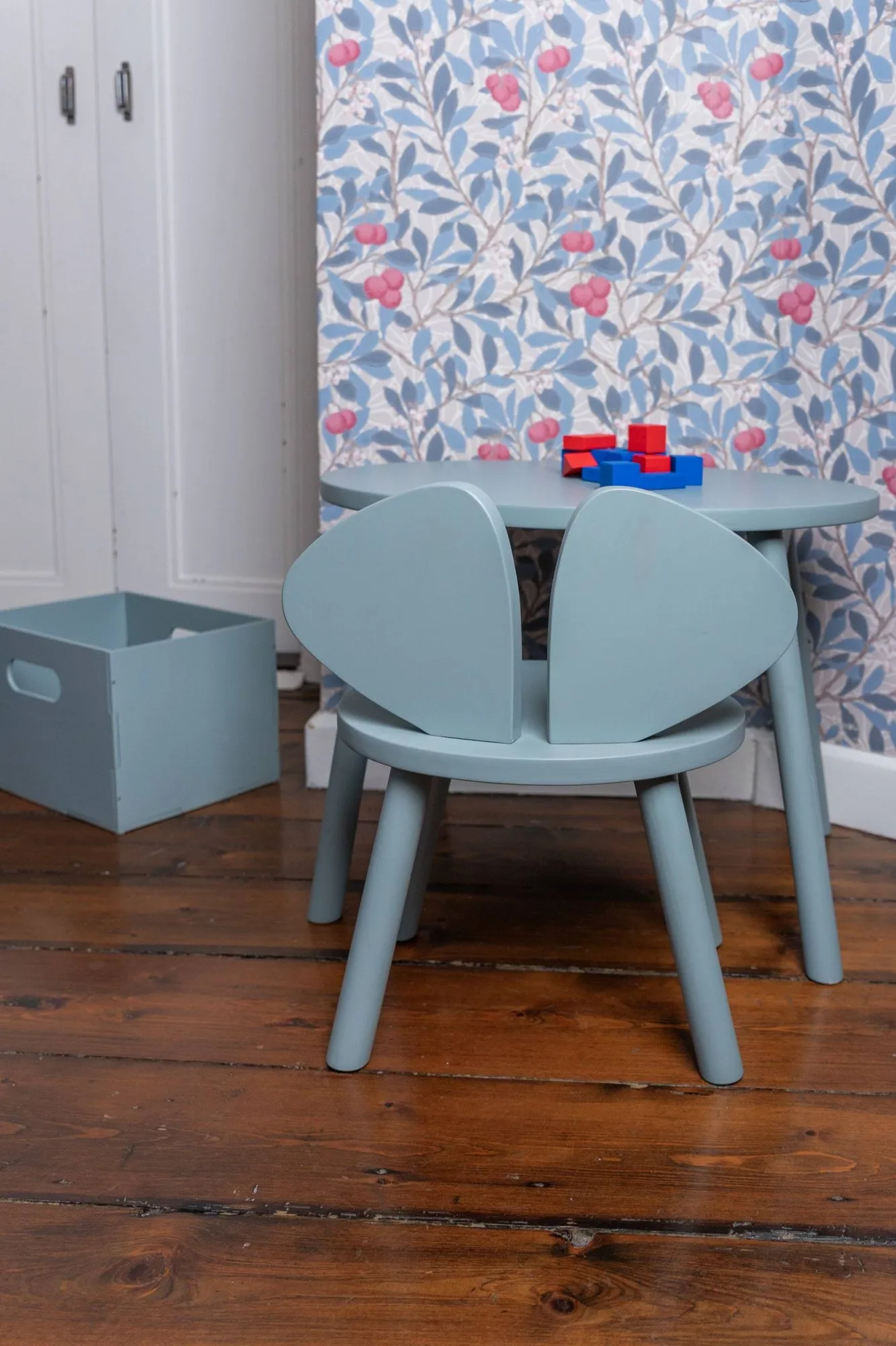Mouse Chair barnstol, Blue Nofred