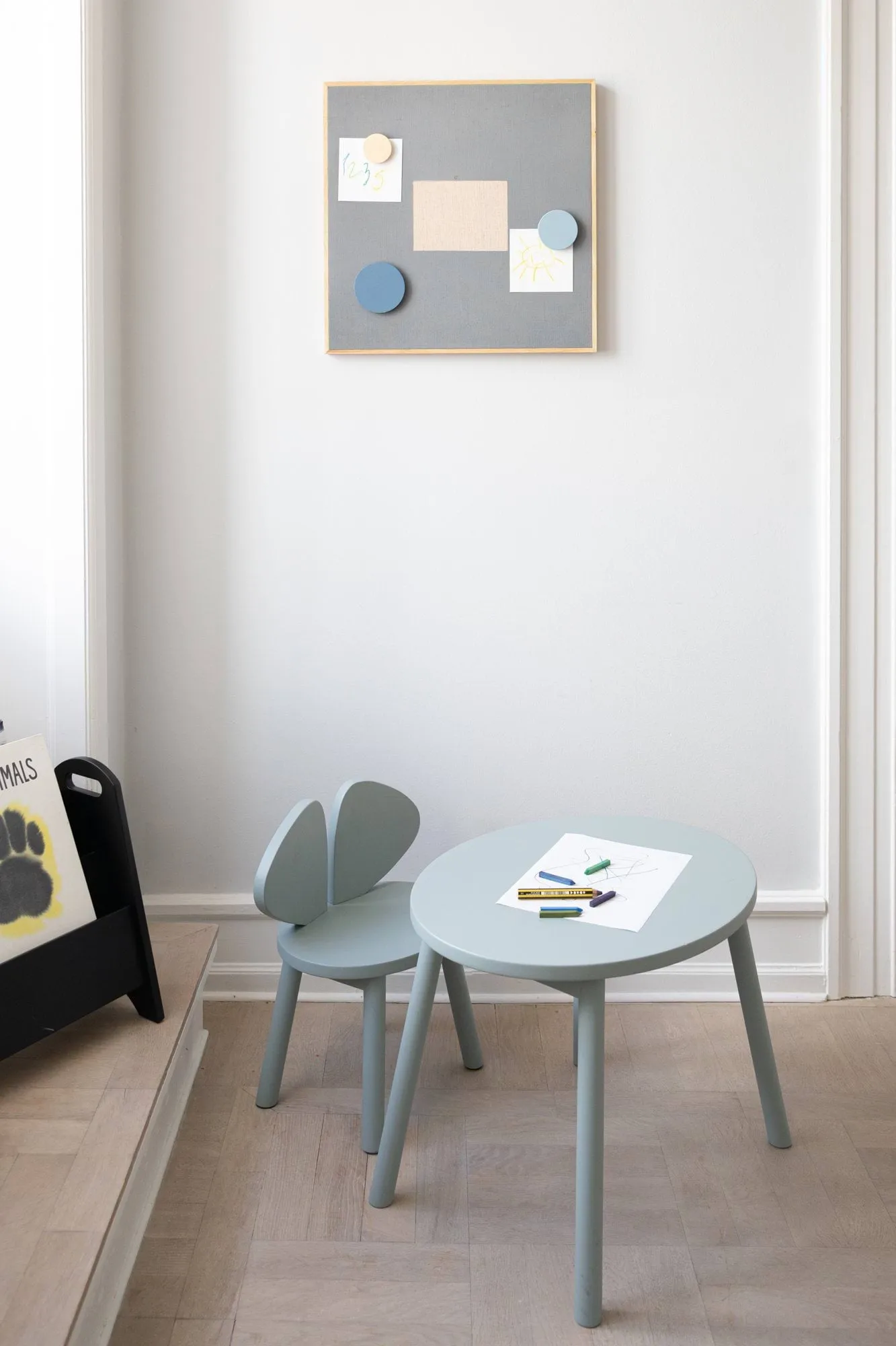 Mouse Chair barnstol, Olive green Nofred