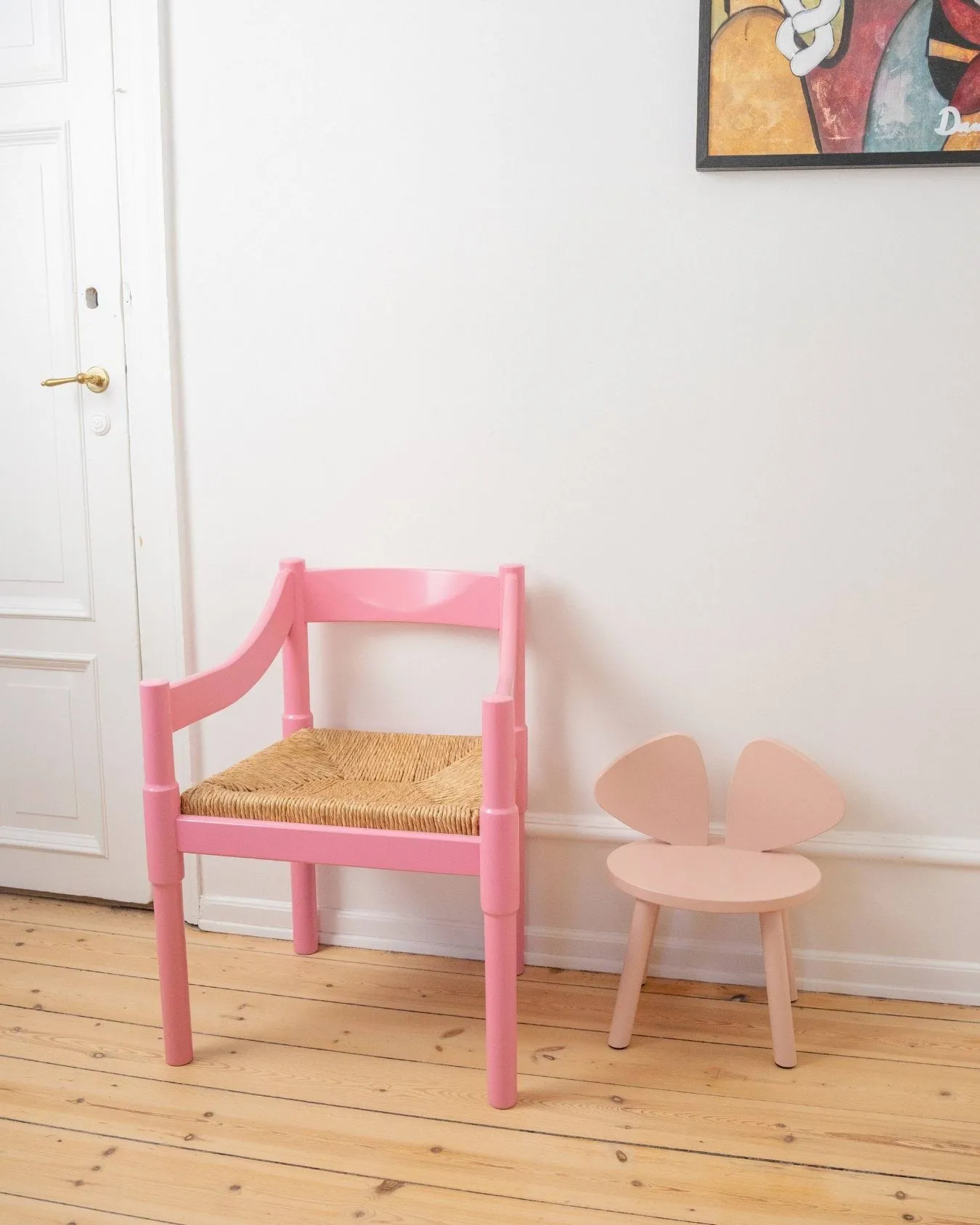 Mouse Chair barnstol, Rosa Nofred