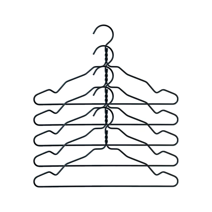 Alu galge 5-pack - svart - Nomess Copenhagen