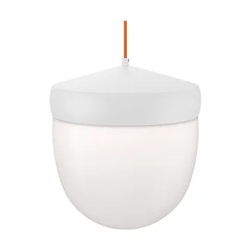 Pan pendel frostad 30 cm - Vit-orange - Noon