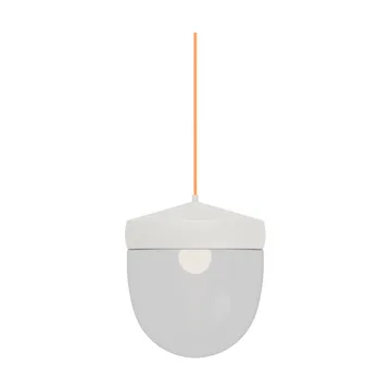 Pan pendel klar 30 cm - Vit-orange - Noon