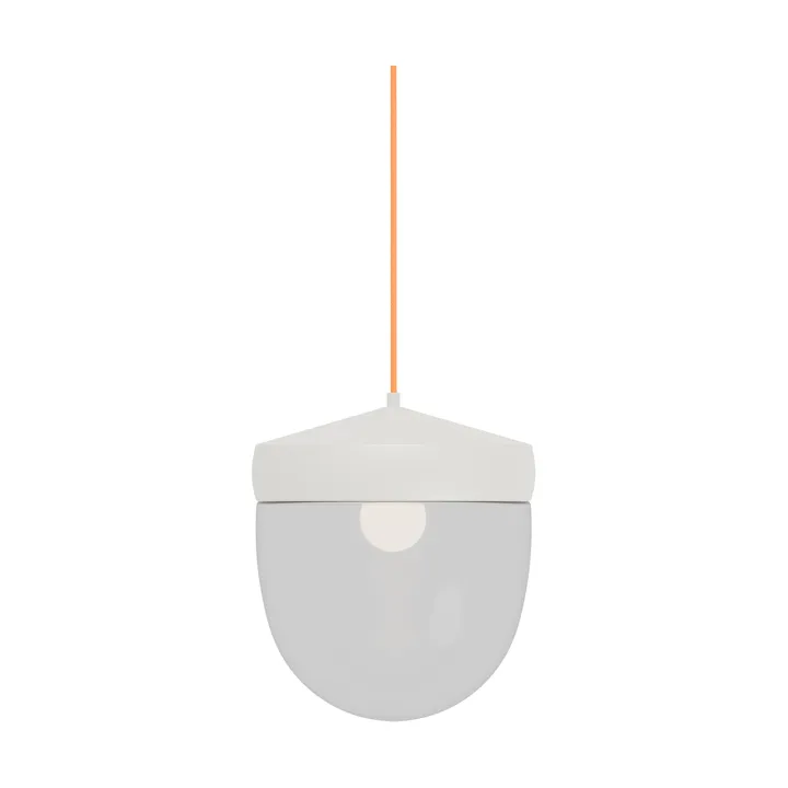 Pan pendel klar 30 cm - Vit-orange - Noon