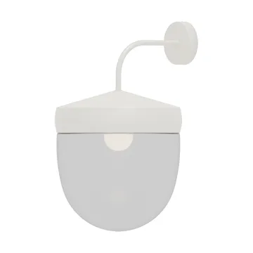 Pan vägglampa klar 30 cm - Vit - Noon