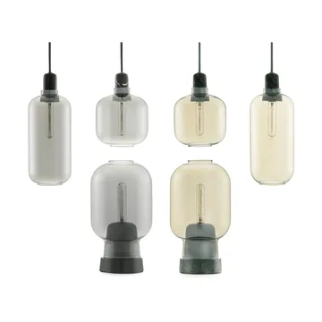 Amp lampa stor - grå-svart - Normann Copenhagen