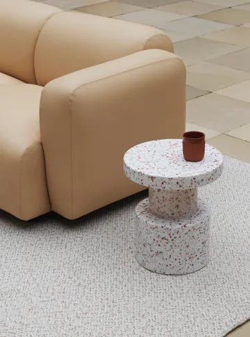 Bit rund pall - Vit, Ø36x42 cm - Normann Copenhagen