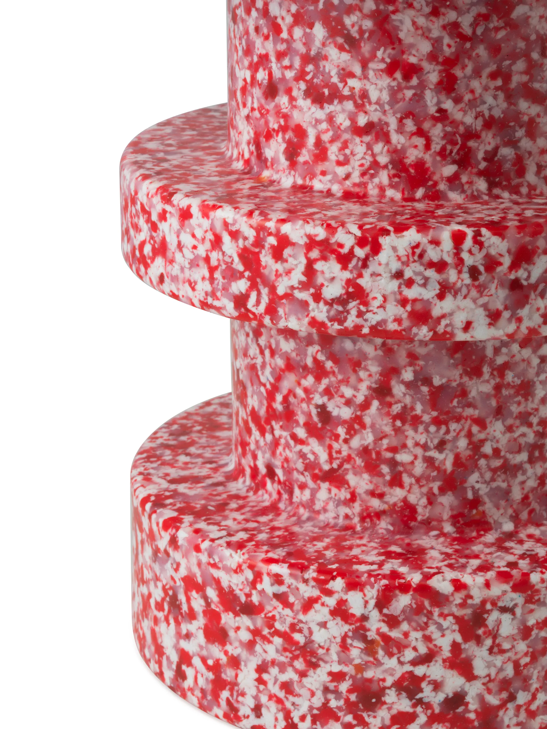 Bit Stack rund pall, Röd, Ø36x42 cm Normann Copenhagen