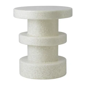 Bit Stack rund pall - Vit-vit, Ø36x42 cm - Normann Copenhagen