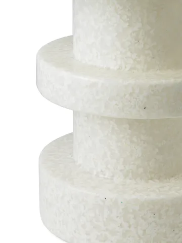 Bit Stack rund pall - Vit-vit, Ø36x42 cm - Normann Copenhagen