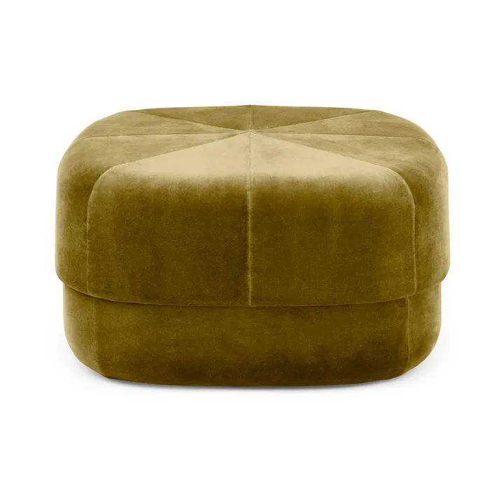 Circus sittpuff - Velour moss green, large - Normann Copenhagen