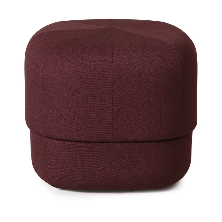 Circus sittpuff - Vidar 693 burgundy, small - Normann Copenhagen
