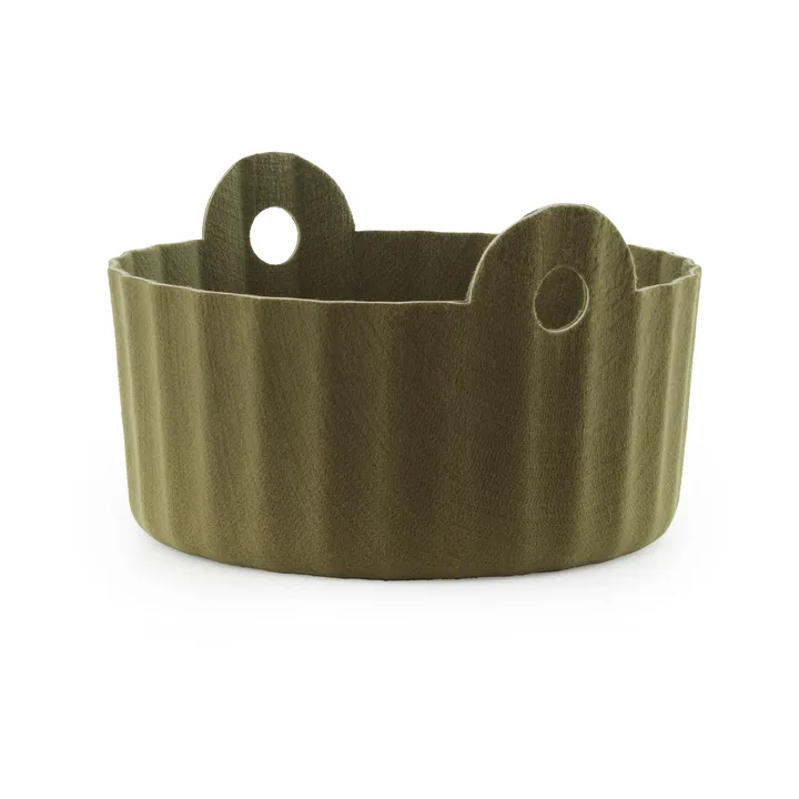 Colu Basket förvaringskorg Ø44 cm - Olive - Normann Copenhagen