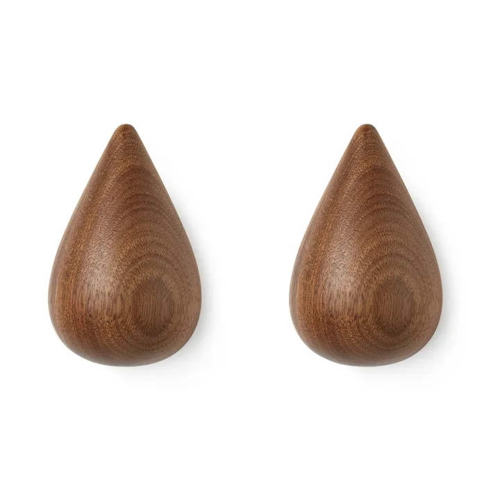 Dropit knopp 2-pack valnöt - Stor - Normann Copenhagen