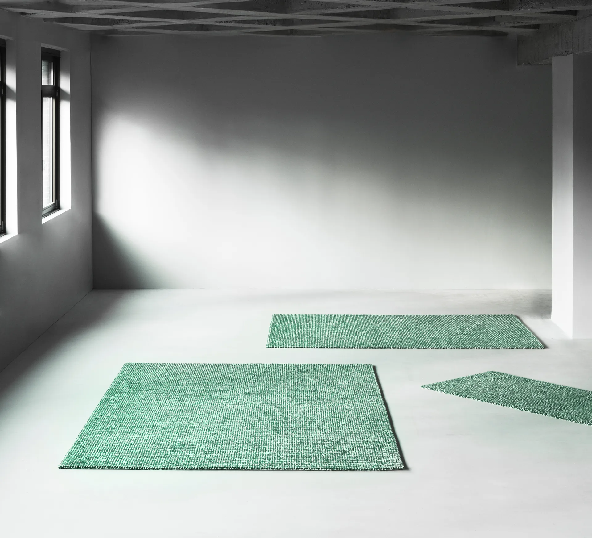 Flick matta, 200x300 cm grön Normann Copenhagen