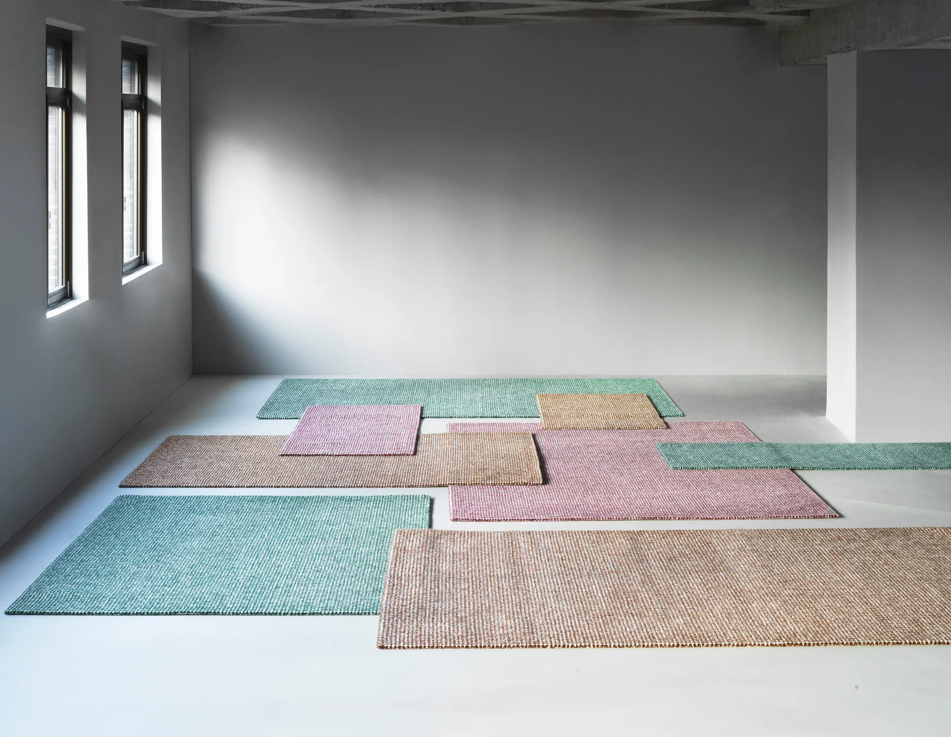 Flick matta, 200x300 cm röd Normann Copenhagen