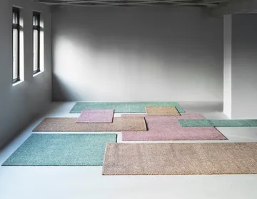Flick matta - 200x300 cm röd - Normann Copenhagen
