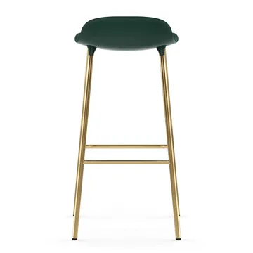 Form barstol mässingsben 75 cm - Grön - Normann Copenhagen