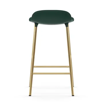 Form barstol mässingsben - Grön - Normann Copenhagen