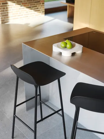 Form Chair barstol metallben - Svart - Normann Copenhagen