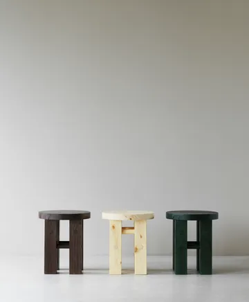 Fyr rund pall 45 cm - Dark brown, Ø40x45 cm - Normann Copenhagen