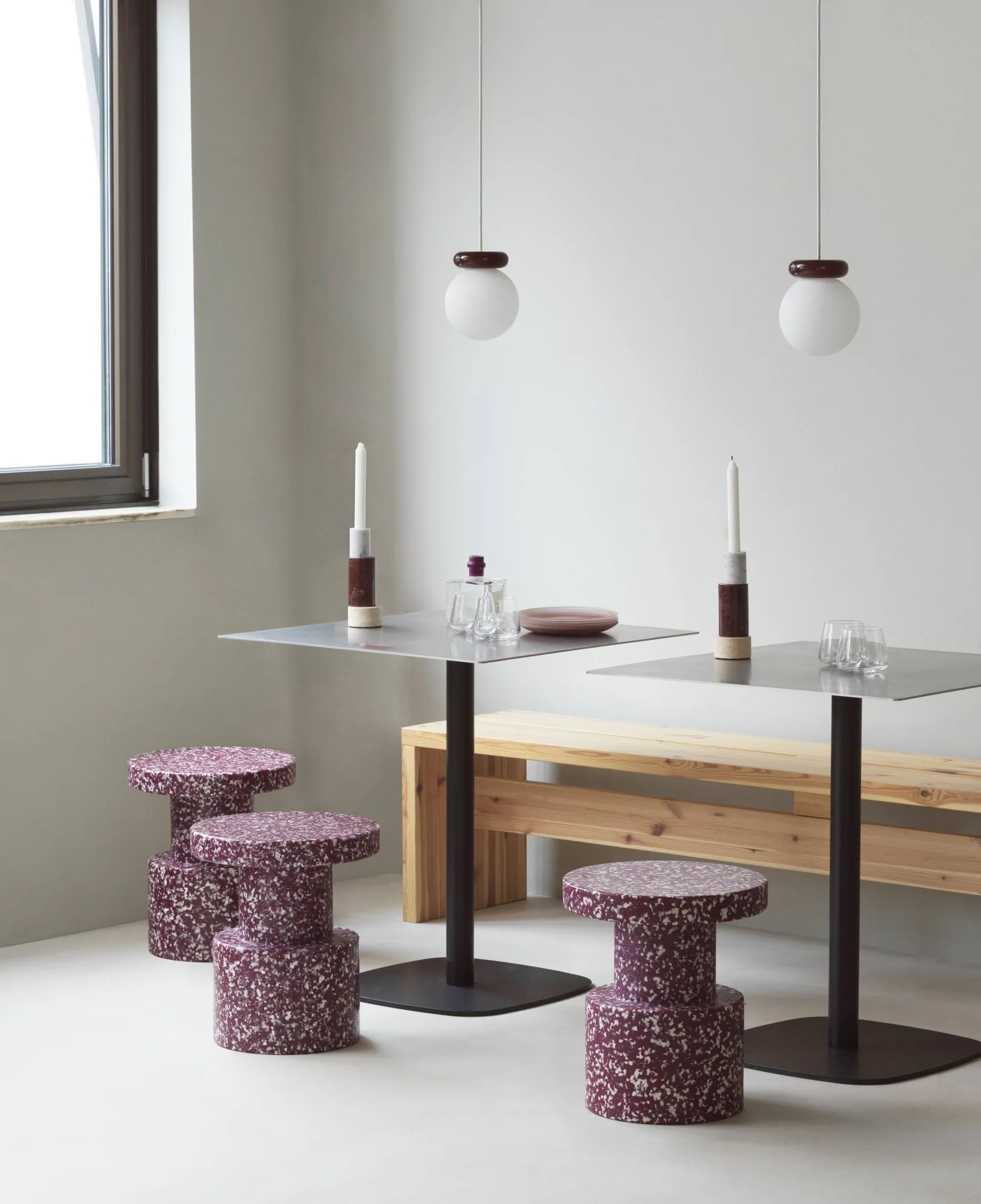 Hinx pendel, Burgundy, Ø15x18 cm Normann Copenhagen