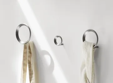 Loop krok medium Ø7,8 cm - Brushed Zinc - Normann Copenhagen