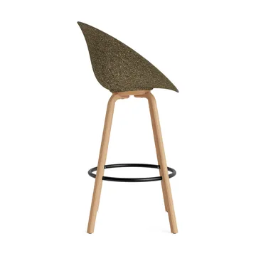 Mat Bar Armchair karmstol 75 cm - Seaweed-beech-black steel - Normann Copenhagen