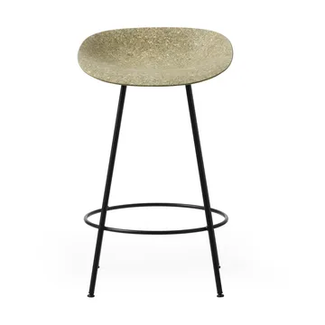 Mat Barstool barpall 65 cm - Seaweed-black steel - Normann Copenhagen